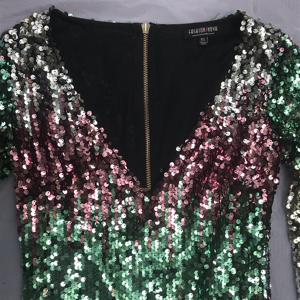 Fashion nova sequin dress